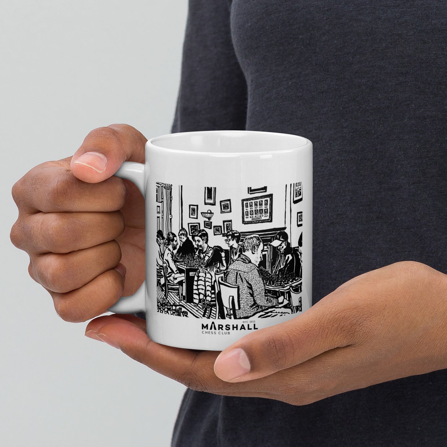 Artist Series - Marshall Chess Club George Skelcher Mug