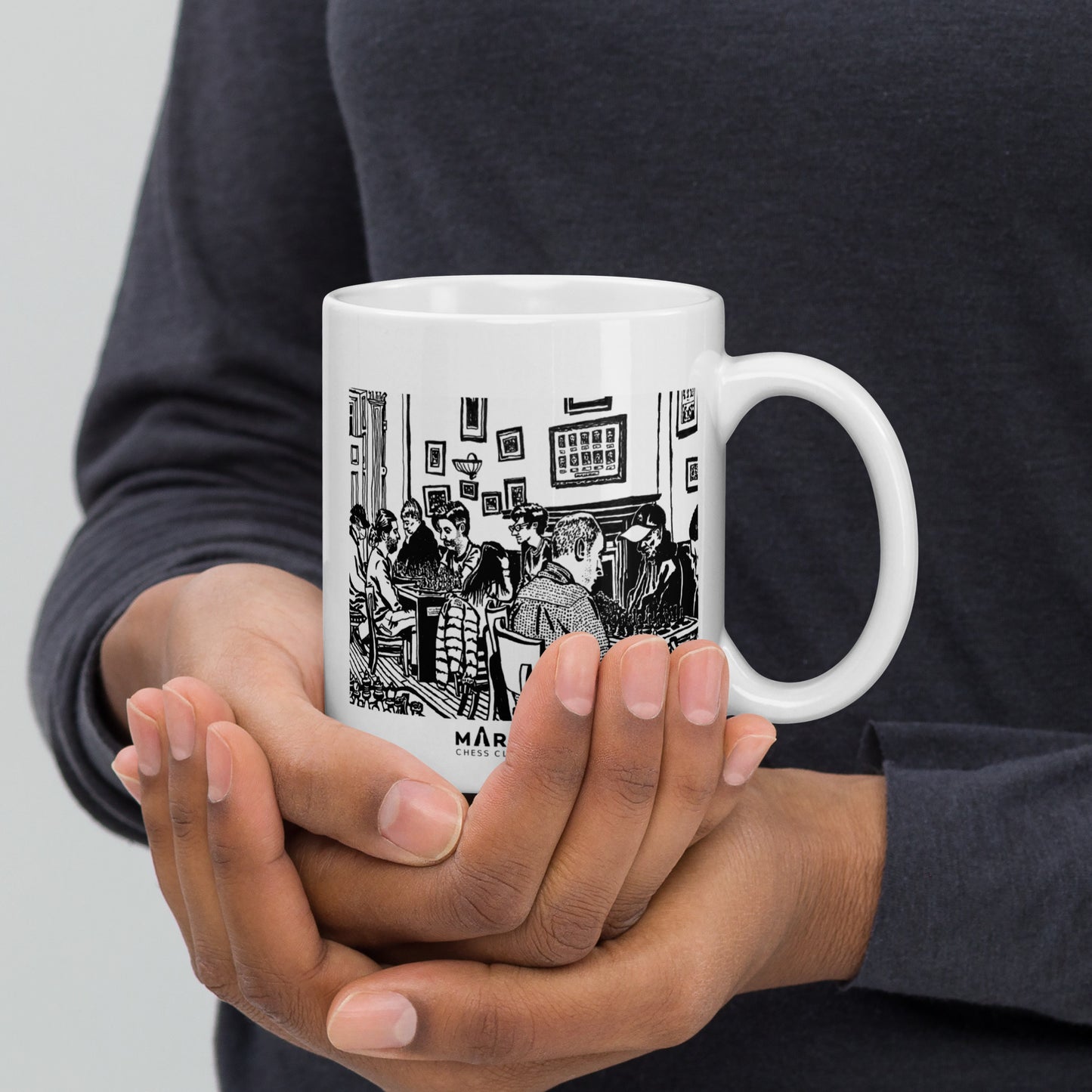 Artist Series - Marshall Chess Club George Skelcher Mug